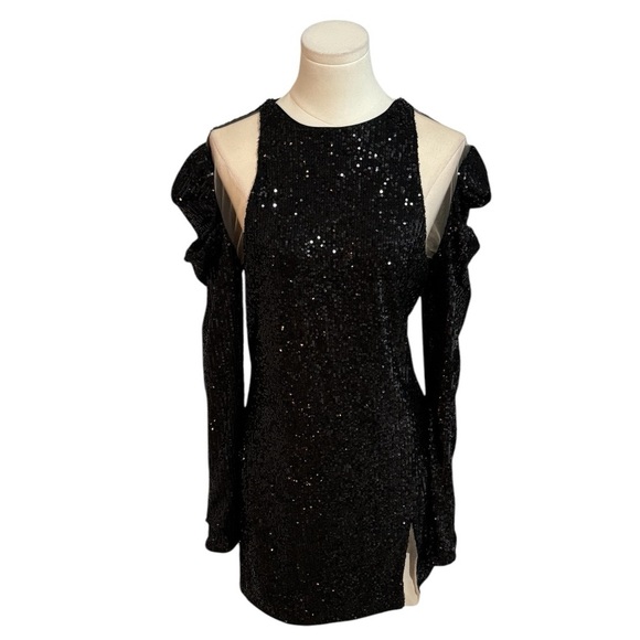 Michael Costello × REVOLVE‎ Canal
Mini Dress Black Sequins Holiday Size L Party - Picture 4 of 12